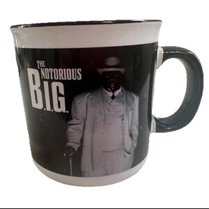 The Notorious B.I.G. Ceramic Coffee‎ Mug – Black & White – Hip Hop Rap Mug